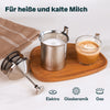 Espressokocher mit Milchaufschäumer