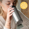 Thermobecher Silber