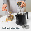 Teekanne mit Wasserkessel & Vorratsglas Set