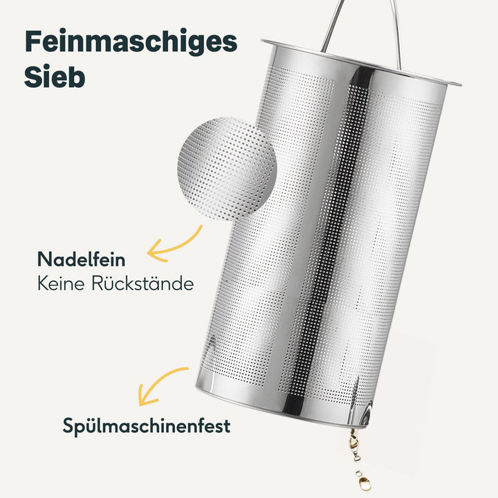 Teekanne Schwarz Matt