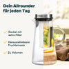 2x Glaskaraffen 2 Liter Set
