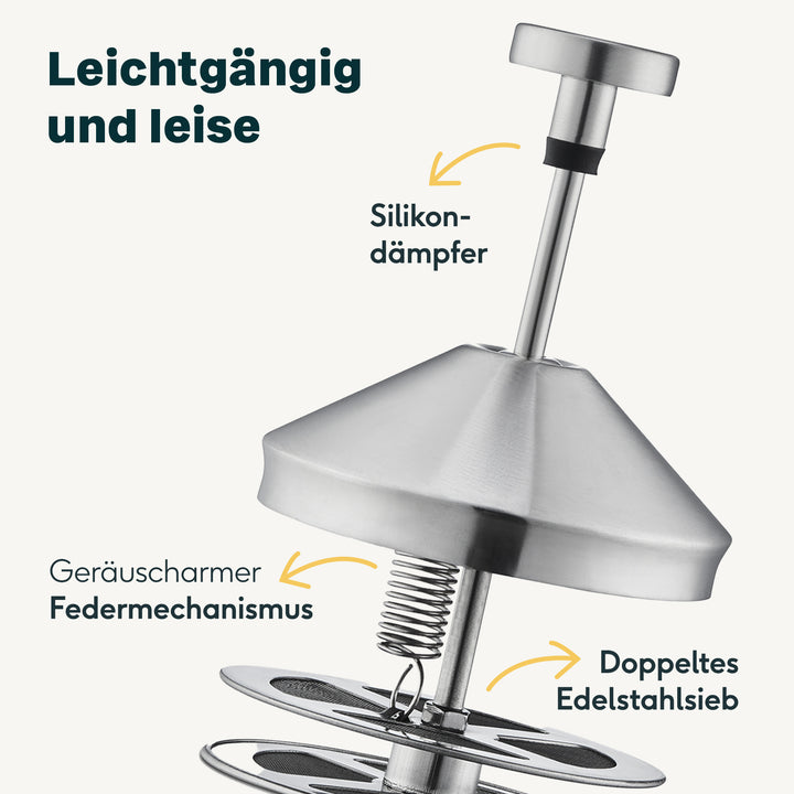Espressokocher mit Milchaufschäumer