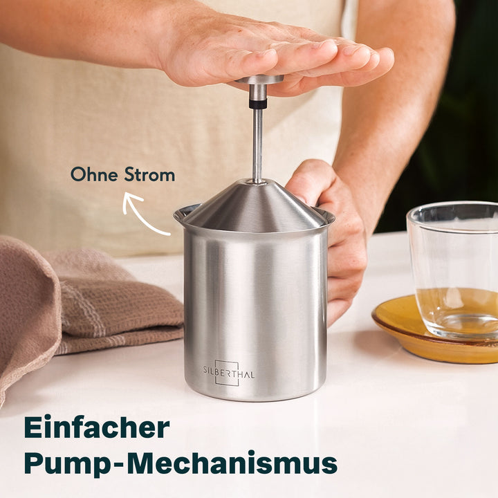 Espressokocher mit Milchaufschäumer