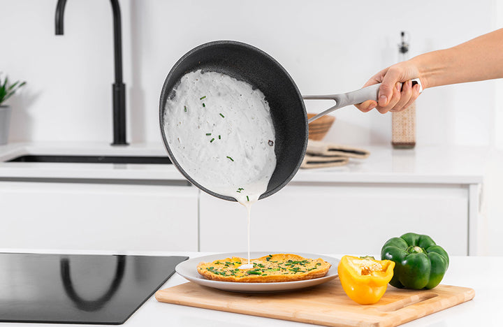 Ei, Fisch, Pfannkuchen: es löst sich einfach