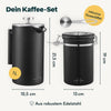 French Press + Kaffeedose Set
