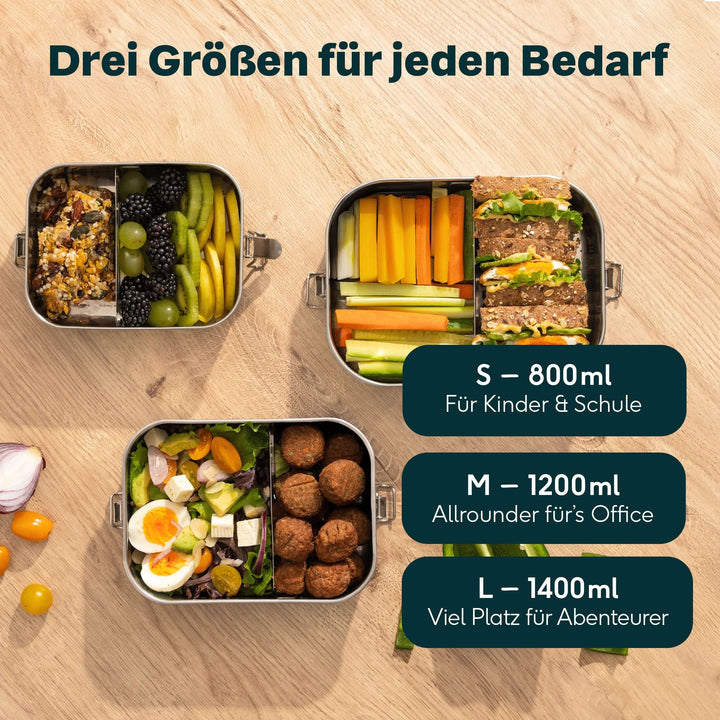 Brotdose Edelstahl 800 ml