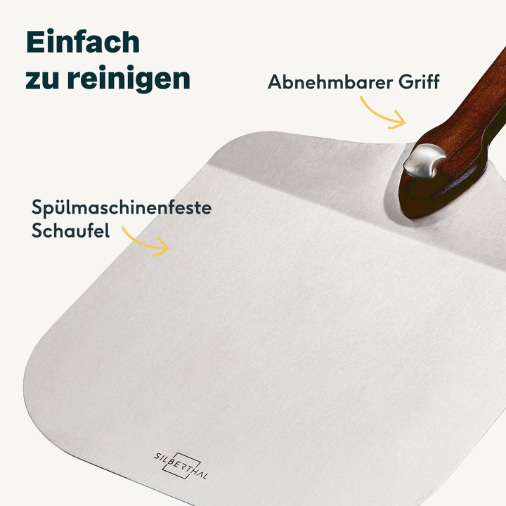 Pizzastein Set 5-teilig