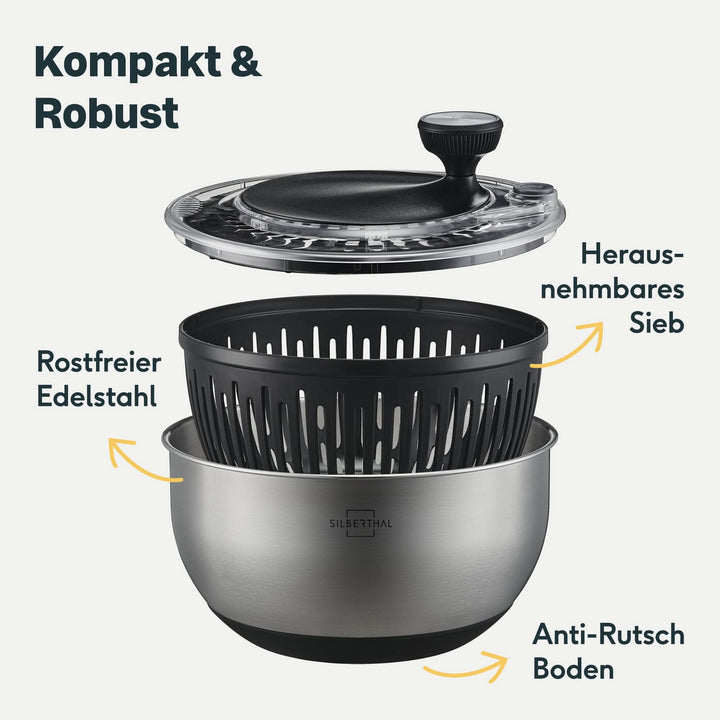 Salatschleuder Set 6-teilig