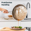 Edelstahlpfanne 28 cm Unbeschichtet