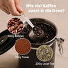 Kaffeemühle mit Kaffeedose Set