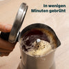 Espressokocher mit Milchaufschäumer