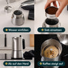 Espressokocher mit Milchaufschäumer