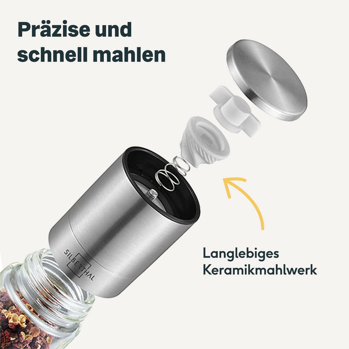 Gewürzmühlen Set 4-teilig
