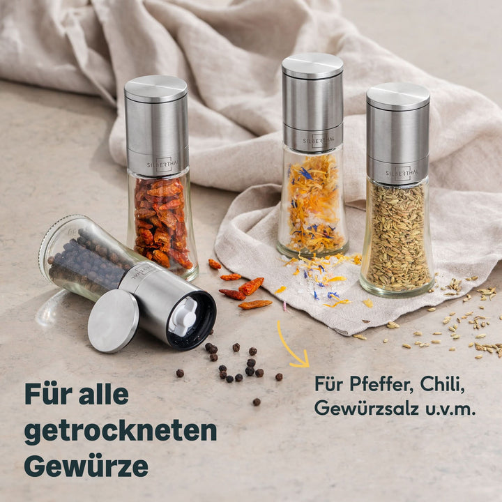 Gewürzmühlen Set 4-teilig