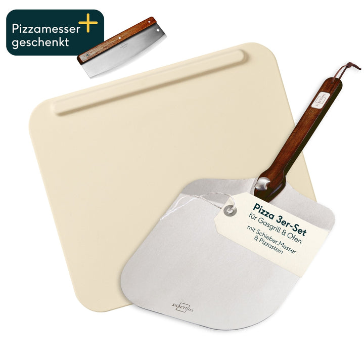 Pizzastein Set 3-teilig