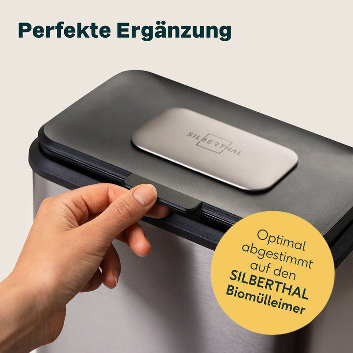 6x  Aktivkohlefilter für Biomülleimer 4 Liter