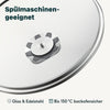 2x Glasdeckel  Set (20+28 cm)
