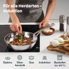 Edelstahlpfanne 20 cm Unbeschichtet