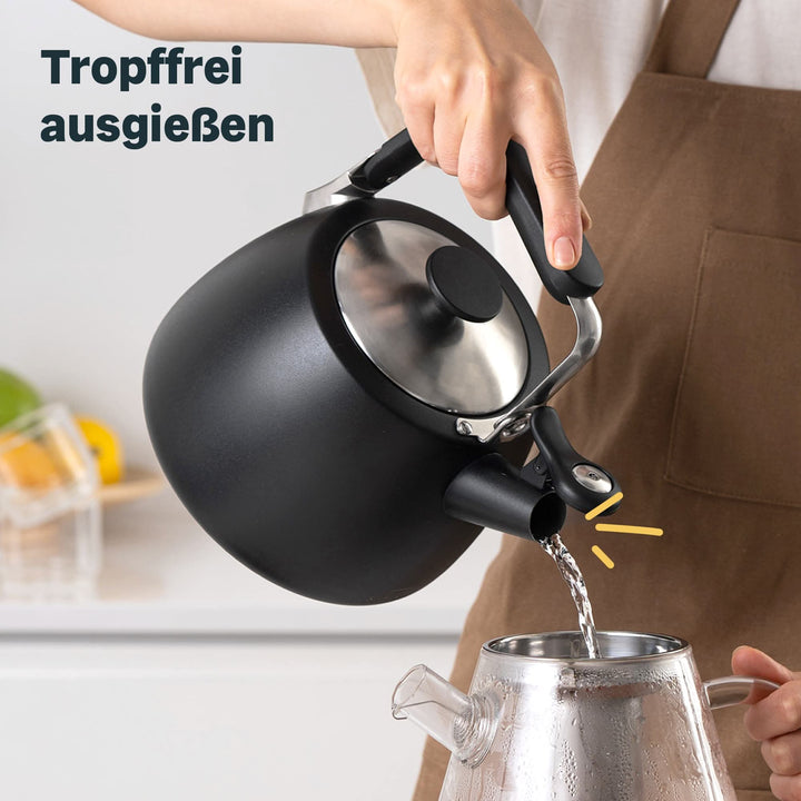 Wasserkessel 1,9 Liter - schwarz
