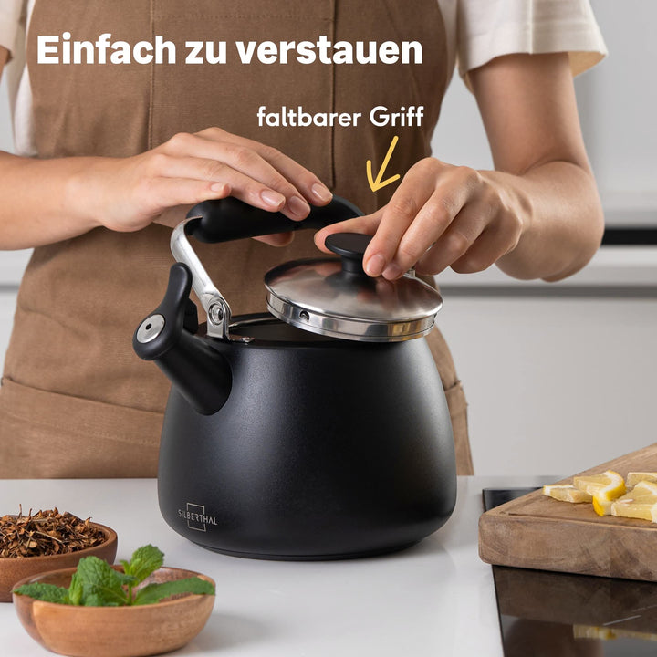 Wasserkessel 1,9 Liter - schwarz