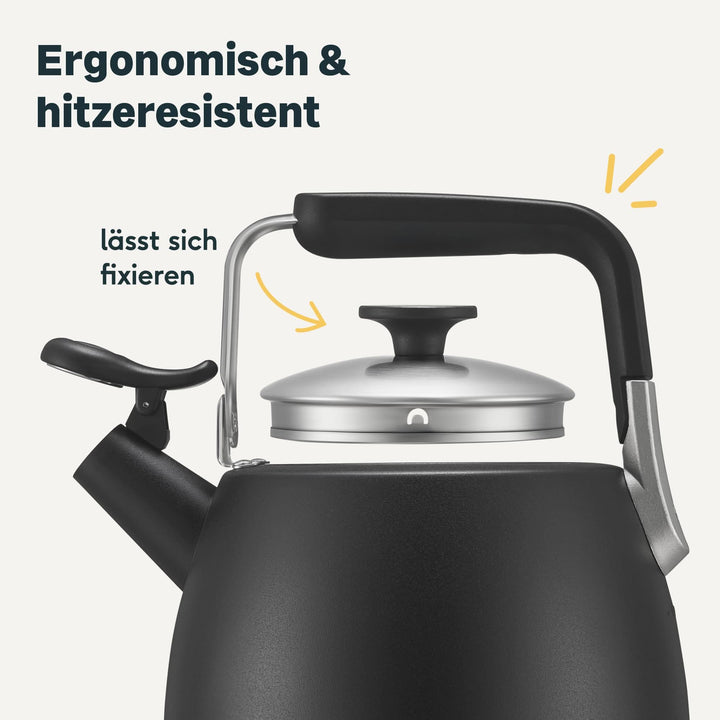 Wasserkessel 1,9 Liter - schwarz