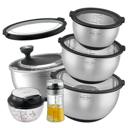 Salatschleuder Set 7-teilig