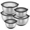 Edelstahlschüsseln mit Deckel - 5er Set