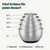 Edelstahlschüssel 3 Liter