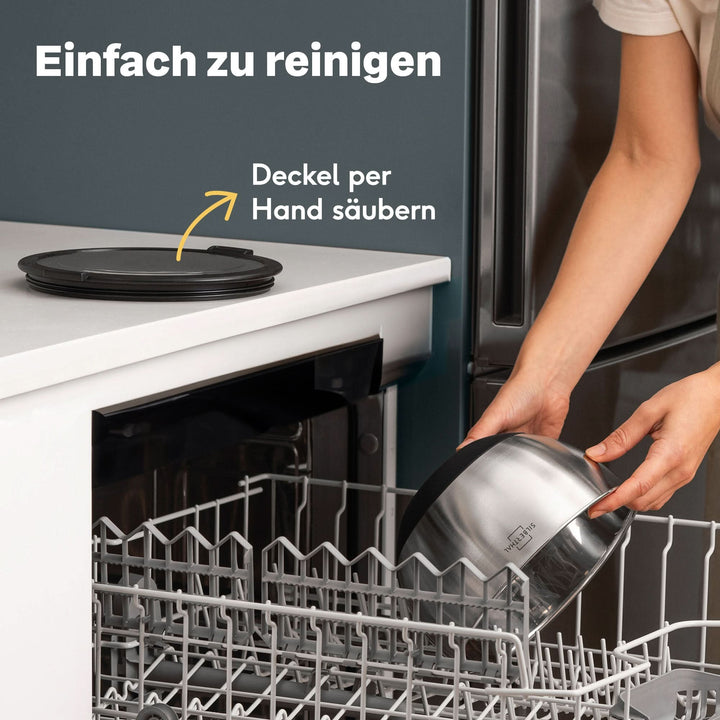 Edelstahlschüsseln 0,7 Liter - 3er-Set