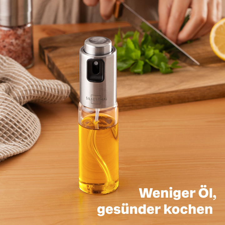 Ölsprüher aus Glas & Edelstahl