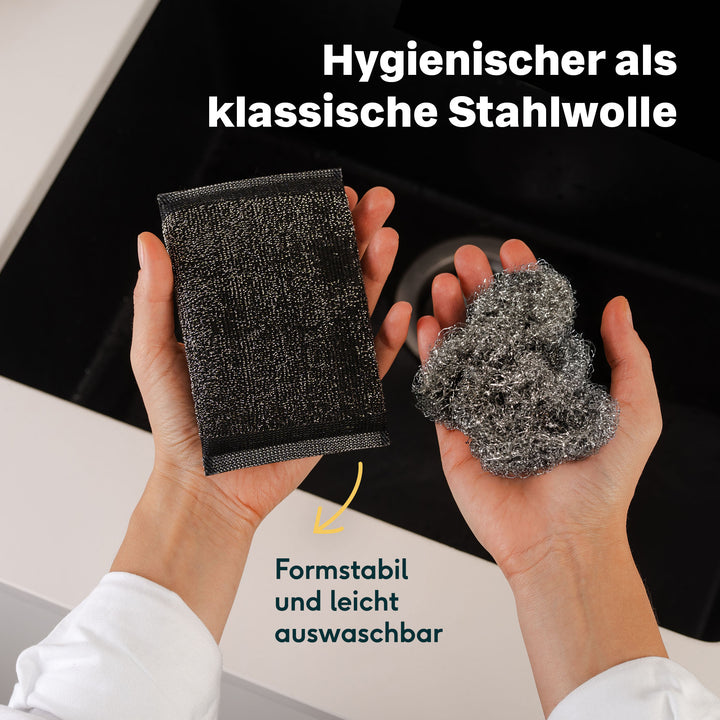 Stahlschwamm 2er Set