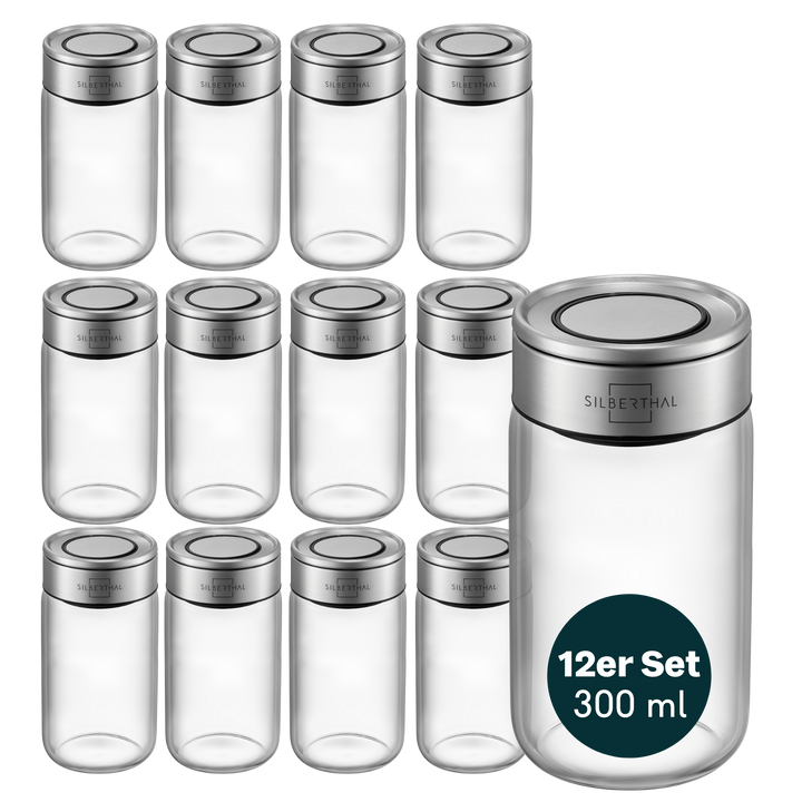 Gewürzgläser 300ml 12er Set