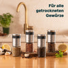 Salz und Pfeffermühle mit Einstellring 4er Set