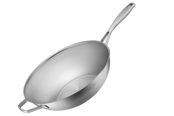 Wok Ø 32 cm unbeschichtet
