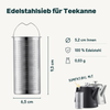 Teesieb aus Edelstahl